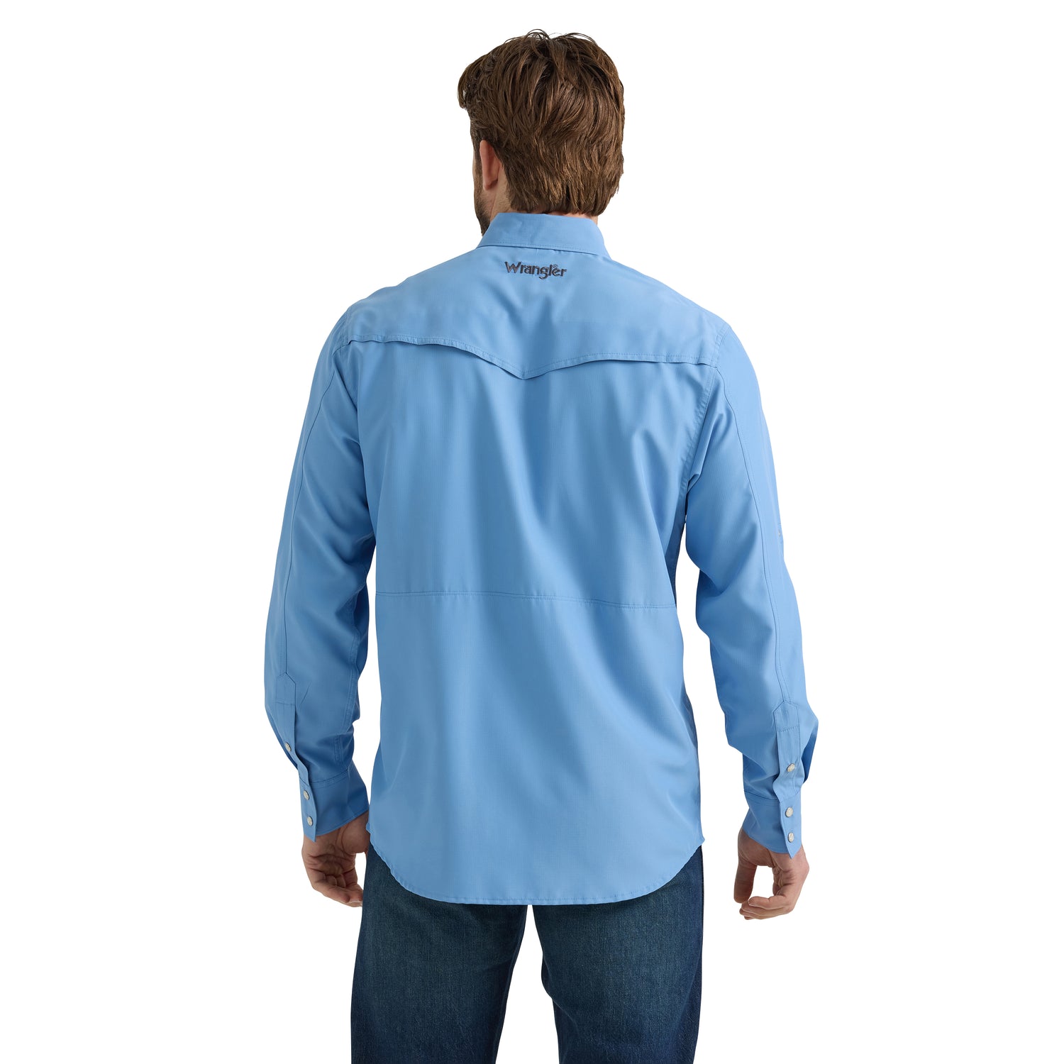 Wrangler Mens Performance LS Solid Shirt