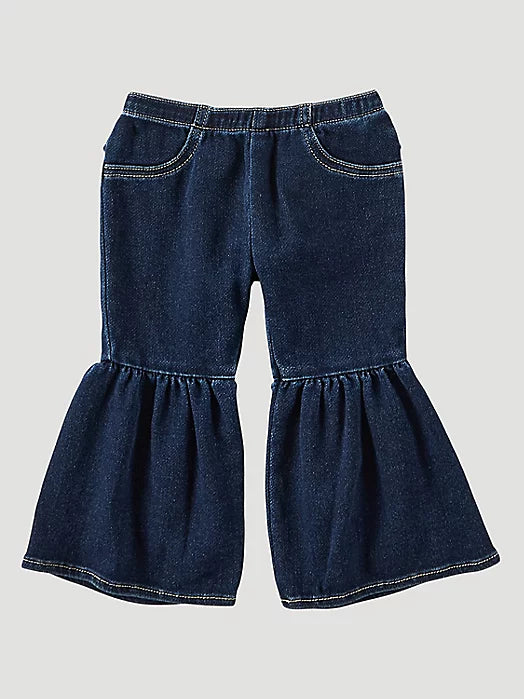 Wrangler Baby Girls Flare Dark Wash Jeans