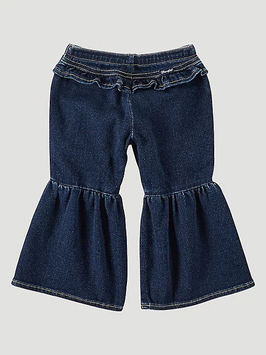 Wrangler Baby Girls Flare Dark Wash Jeans