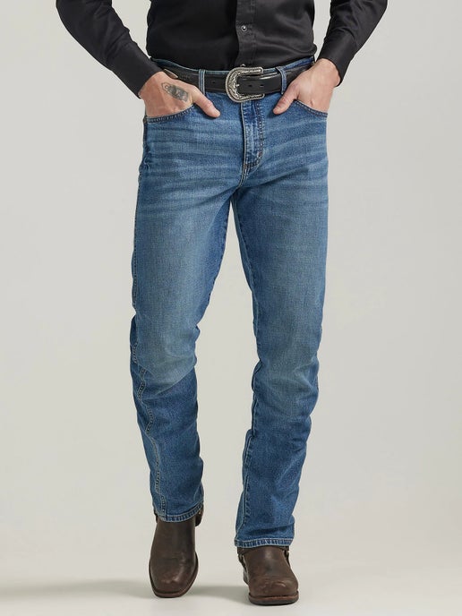 Wrangler Western Mens Retro Slim Straight - Normande