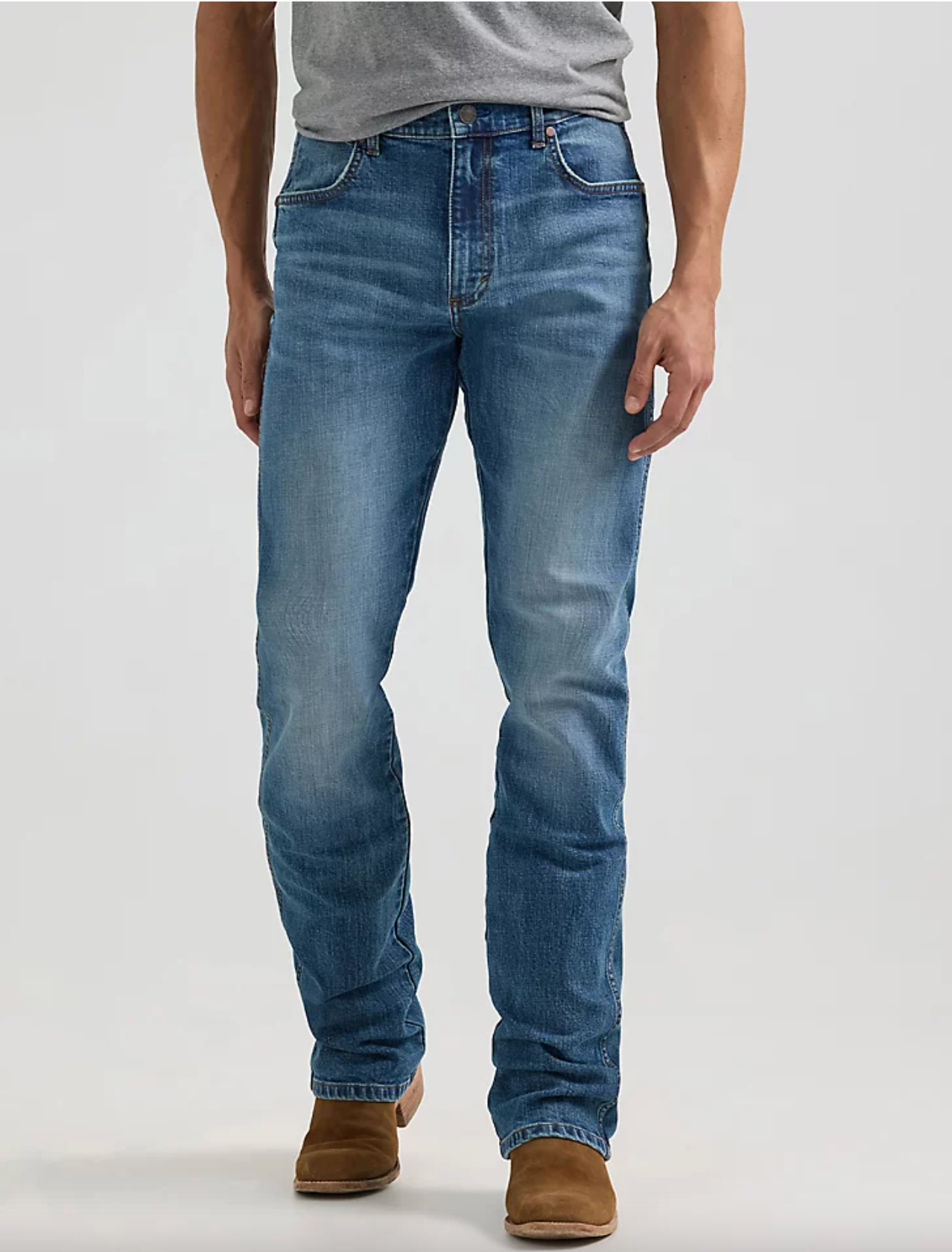 Wrangler Mens Retro Slim Boot Jean Harris - Main Image