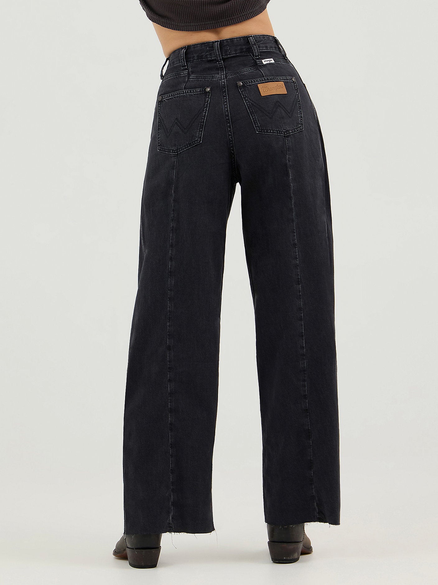 Wrangler Womens Cowboy Barrel Jeans back