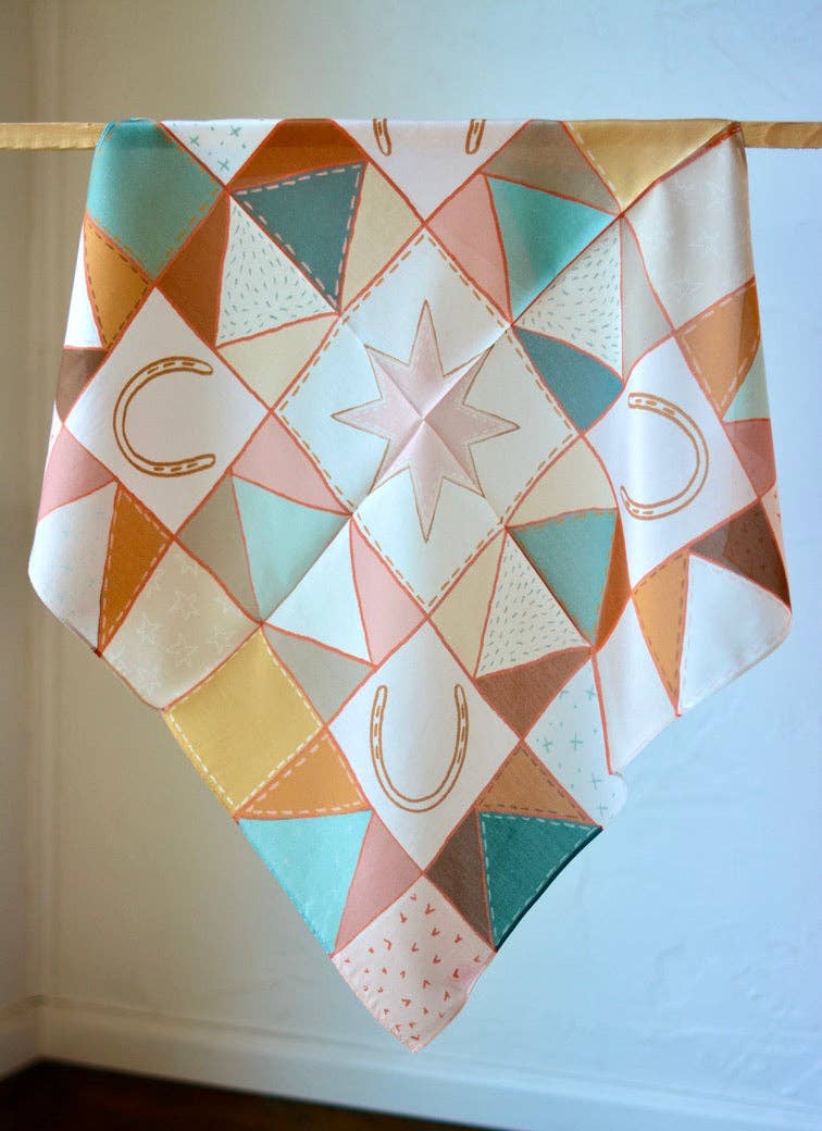 Silk Wild Rag Patchwork Quilt