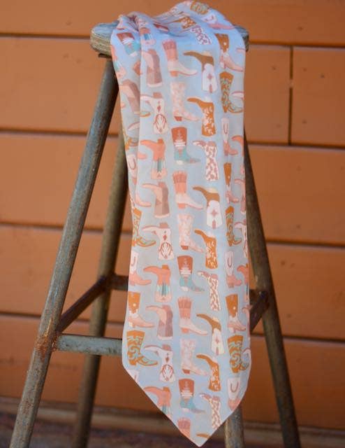 Silk Wild Rag Desert Cowgirl Boots