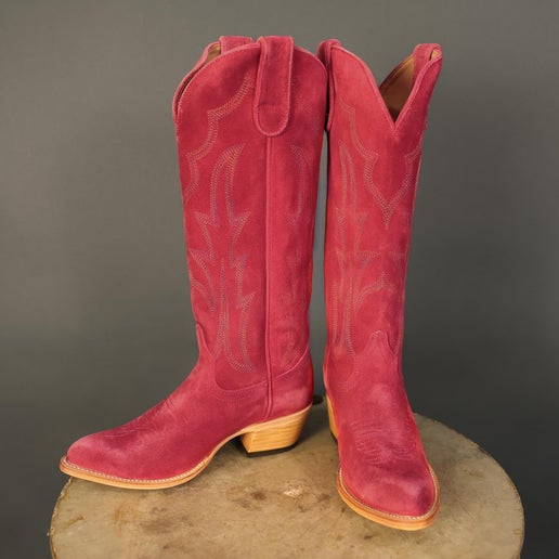 Macie Bean If Karlee Were A Cowgirl Hot Pink Suede