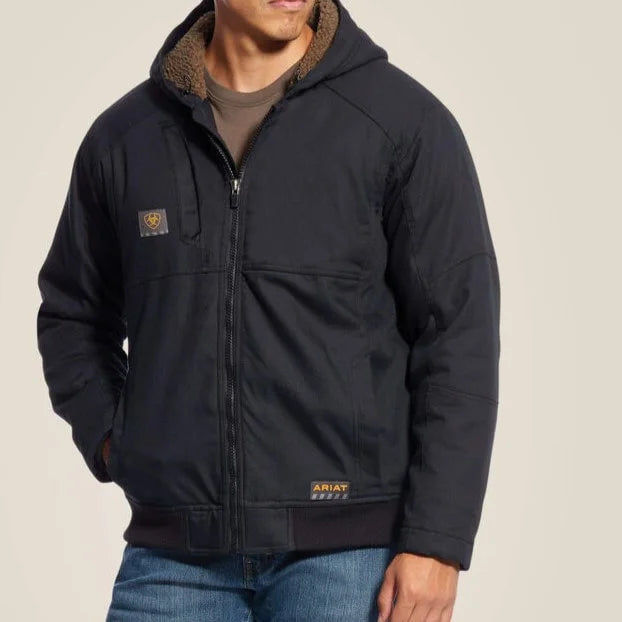 Ariat Mens Rebar DuraCanvas Jacket - Black