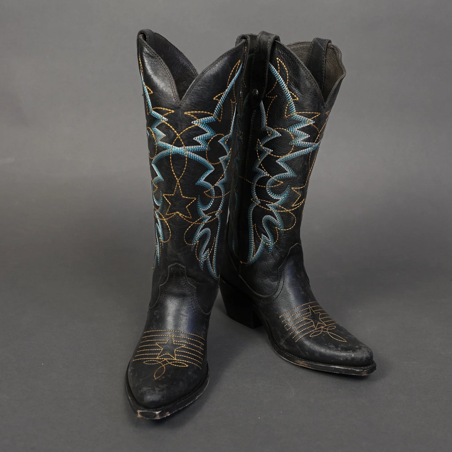 Liberty Black Womens Mossil Boots in Black