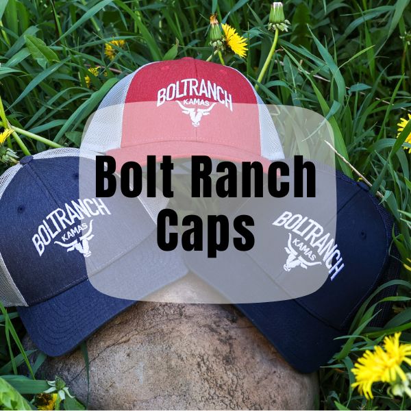 Browse our collection of stylish hats and baseball caps featuring the iconic Bolt Ranch logo