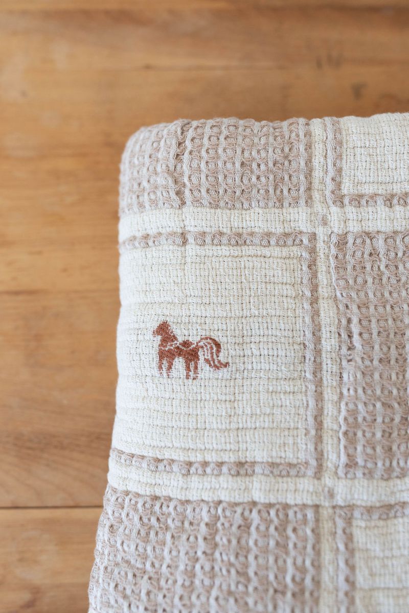 Utah western boutique baby gift Patchwork Blanket Pony organic cotton nursery quilt Boltranchstore.com free shipping