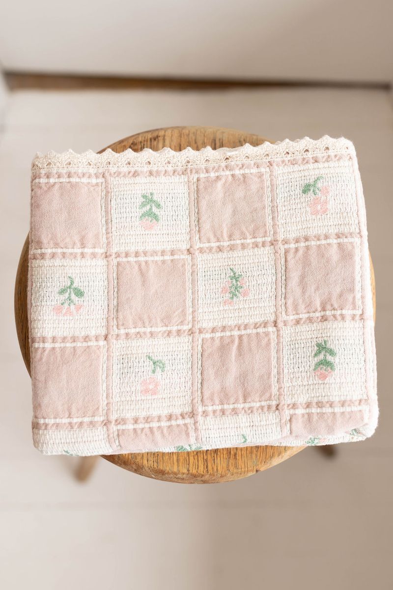 Kids western nursery Utah heirloom blanket Patchwork Blanket Fleur Boltranchstore.com free shipping