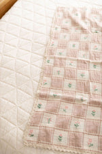 Womens western boutique Utah baby bedding Patchwork Blanket Fleur Boltranchstore.com free shipping