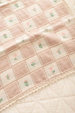 Patchwork Blanket Fleur Utah womens western boutique baby shower gift Boltranchstore.com free shipping