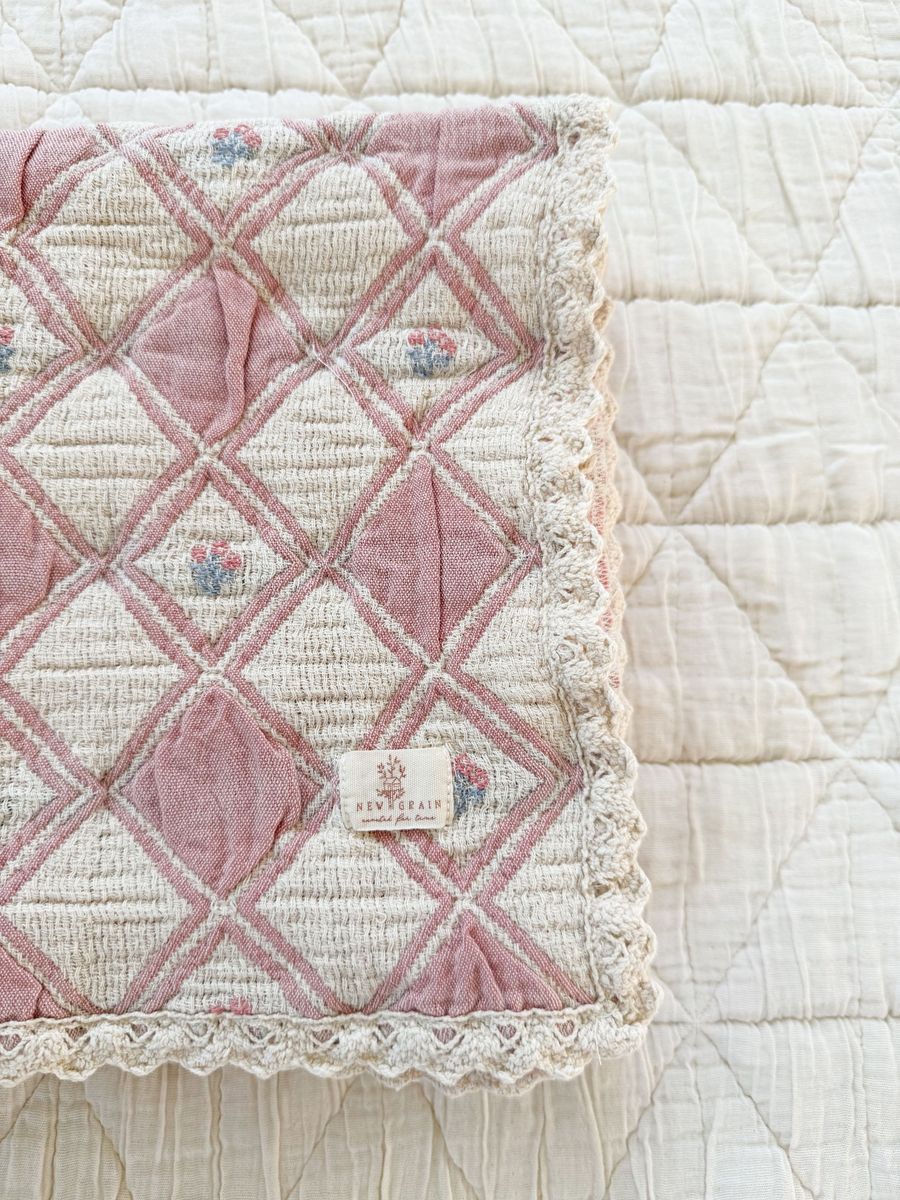 New Grain Bouquet Patchwork Baby Blanket