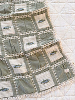Kids western nursery Utah heirloom blanket Patchwork Blanket Fishing Boltranchstore.com free shipping