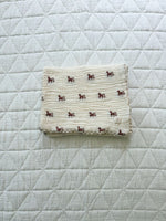 Layered Gauze Blanket Pony womens western boutique Utah baby heirloom bedding Boltranchstore.com free shipping