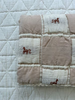 Kids western nursery Utah heirloom blanket Sunday Quilt Pony Boltranchstore.com free shipping