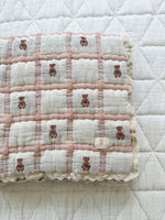 Utah western boutique baby gift Keepsake Quilt Teddy Petal organic cotton nursery quilt Boltranchstore.com free shipping