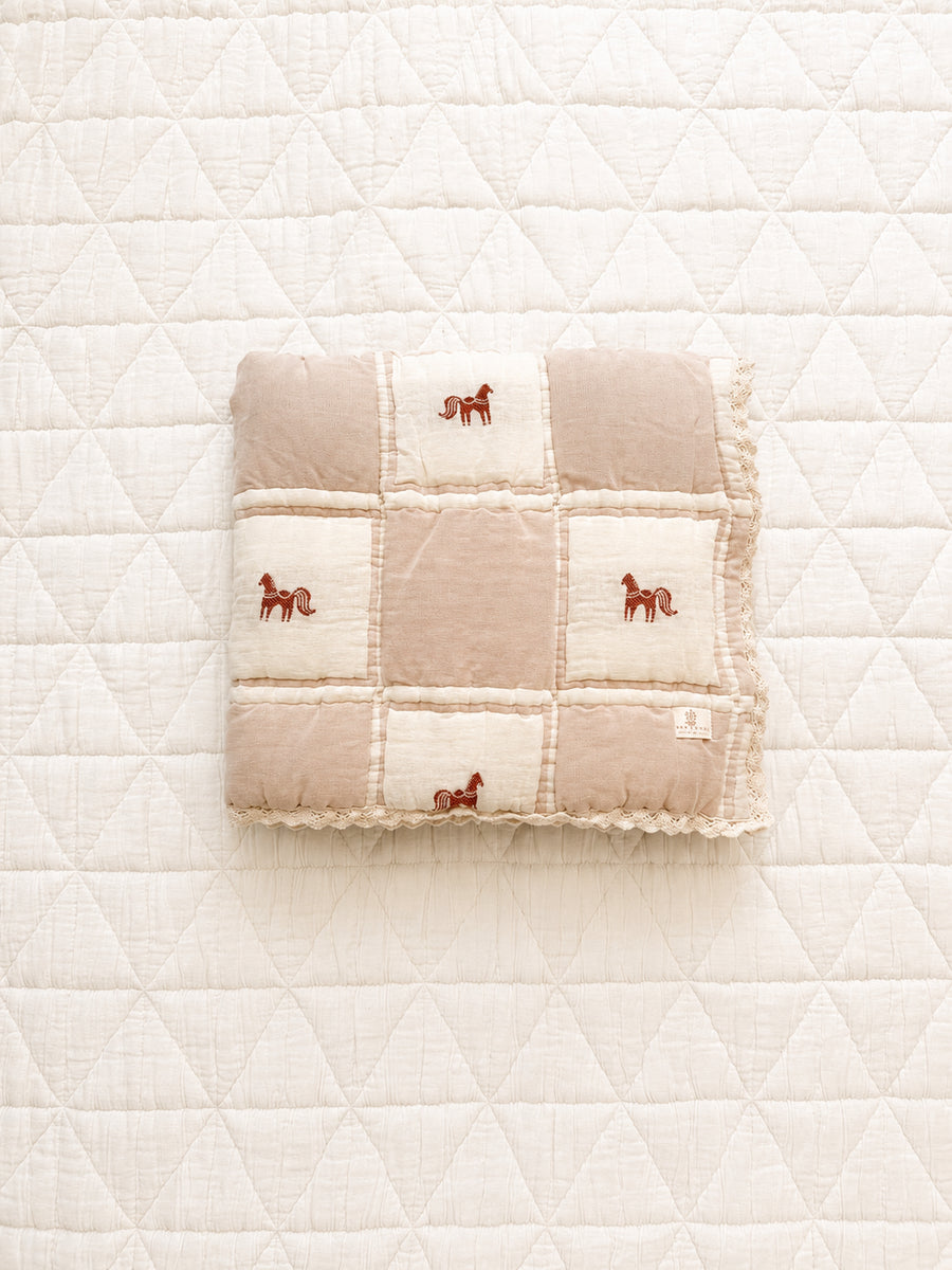 Western boutique Utah kids nursery Sunday Quilt Pony Boltranchstore.com free shipping