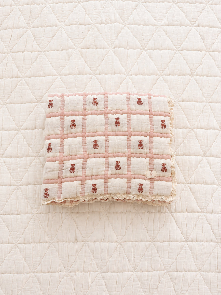 Western boutique Utah kids nursery Keepsake Quilt Teddy Petal Boltranchstore.com free shipping