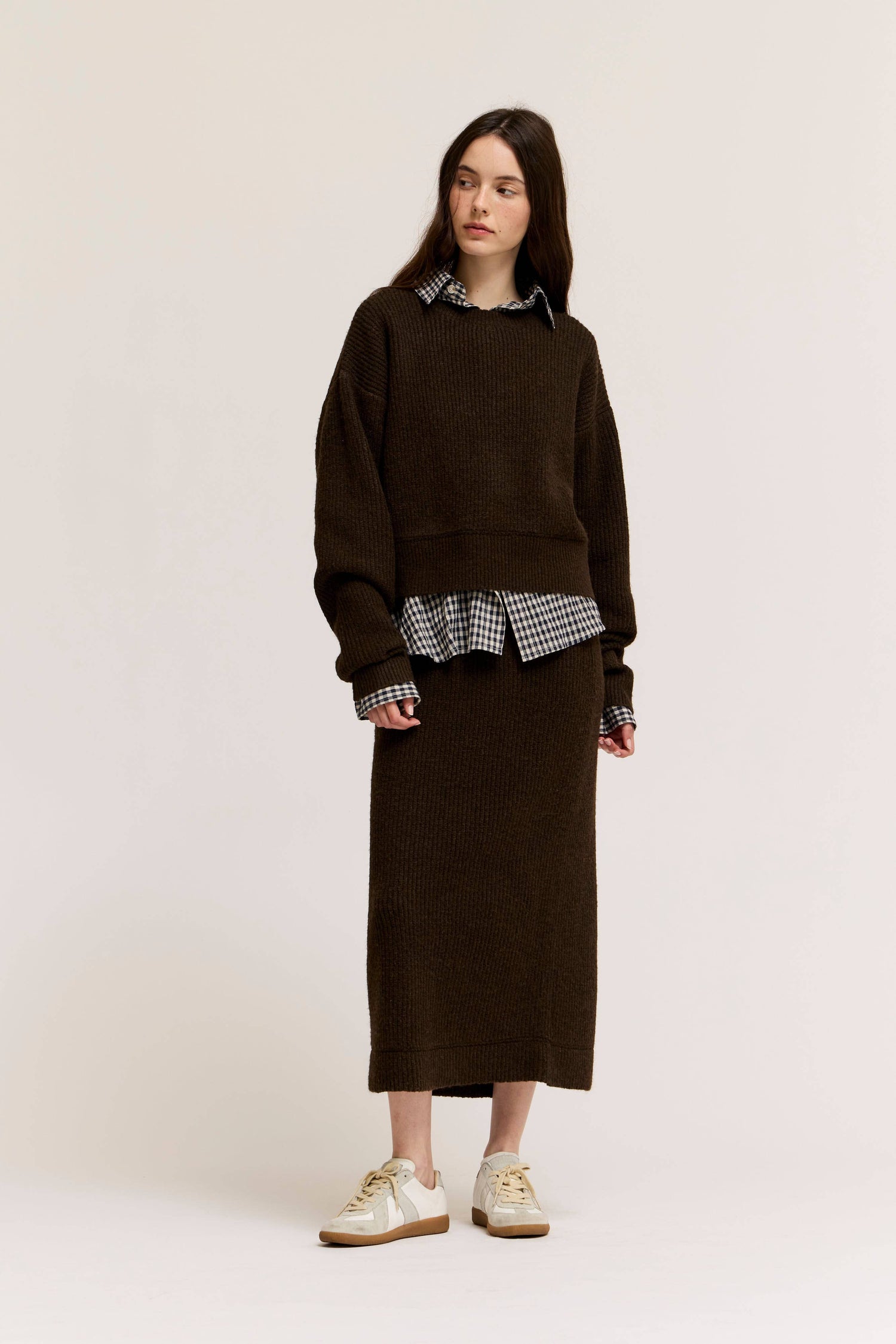 Karen Rib Detail Knit Pullover