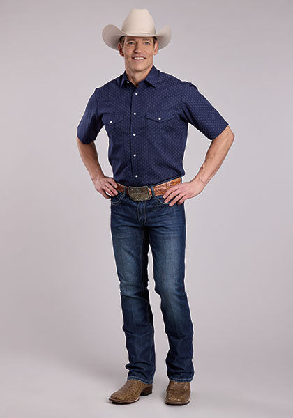 Roper Mens Diamond Dots Print