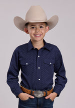 Roper Boys Diamond Dot Shirt free shipping at boltanchstore.com