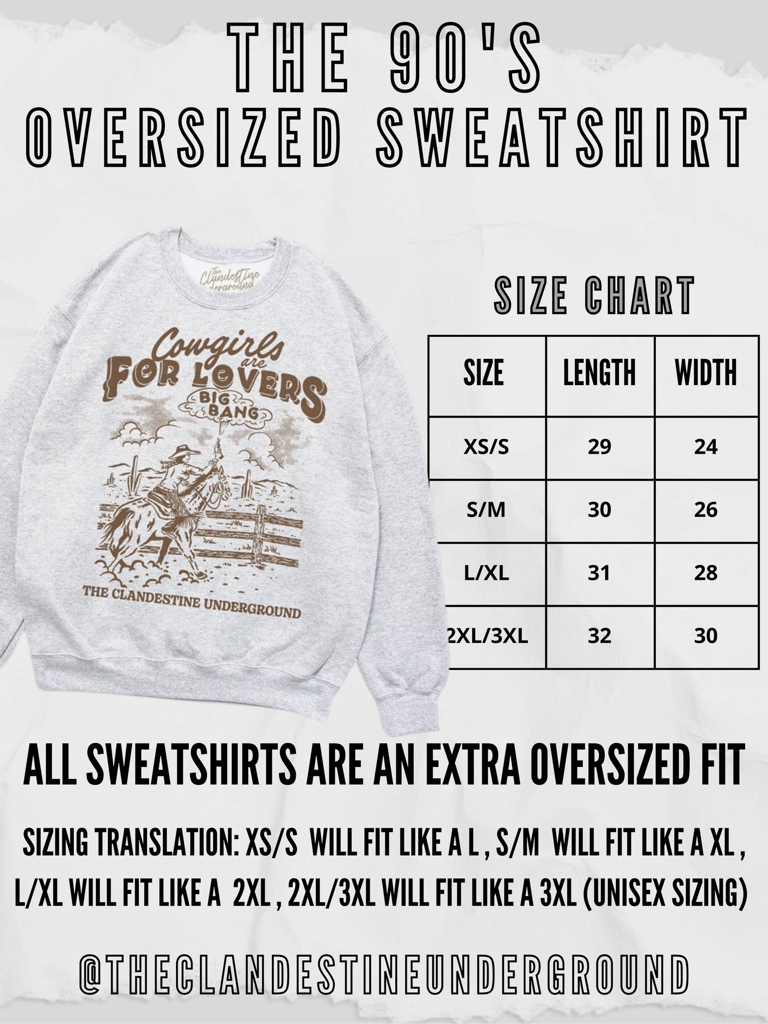 Christmas Tree Oversized Sweatshirt