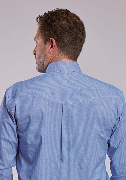 Roper Mens Amarillo Mini Check Shirt