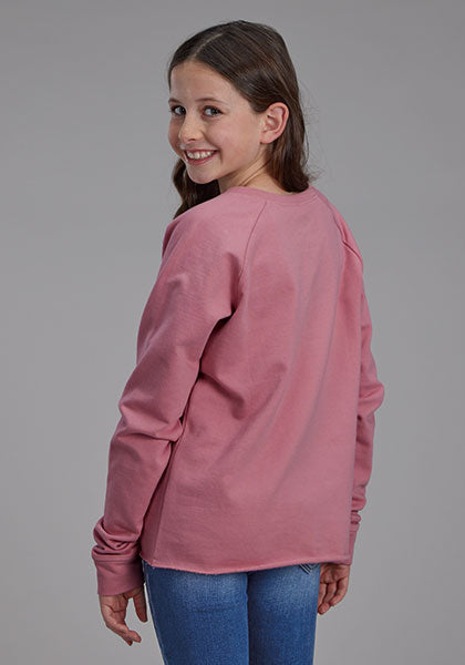 Roper Girls Cowgirl Fleece Sweatshirt