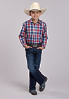 Roper Boys Amarillo Plaid Shirt