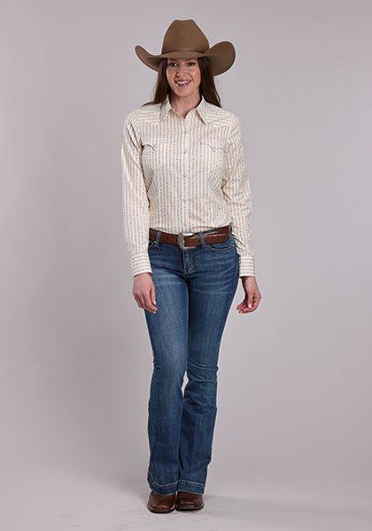 Roper Womens Stars And Stripes Shirt