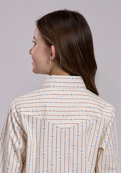 Roper Girls Stars And Stripes Shirt