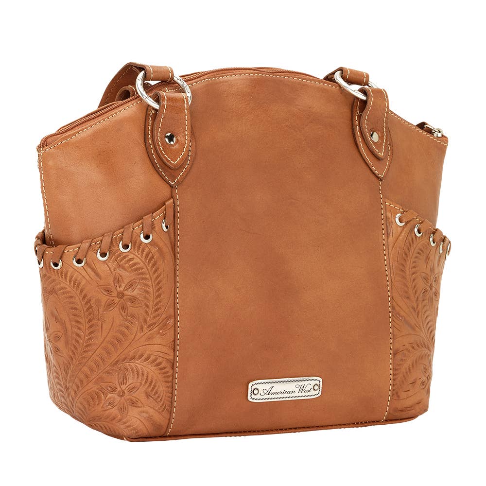 Harvest Moon Zip Top Bucket Tote