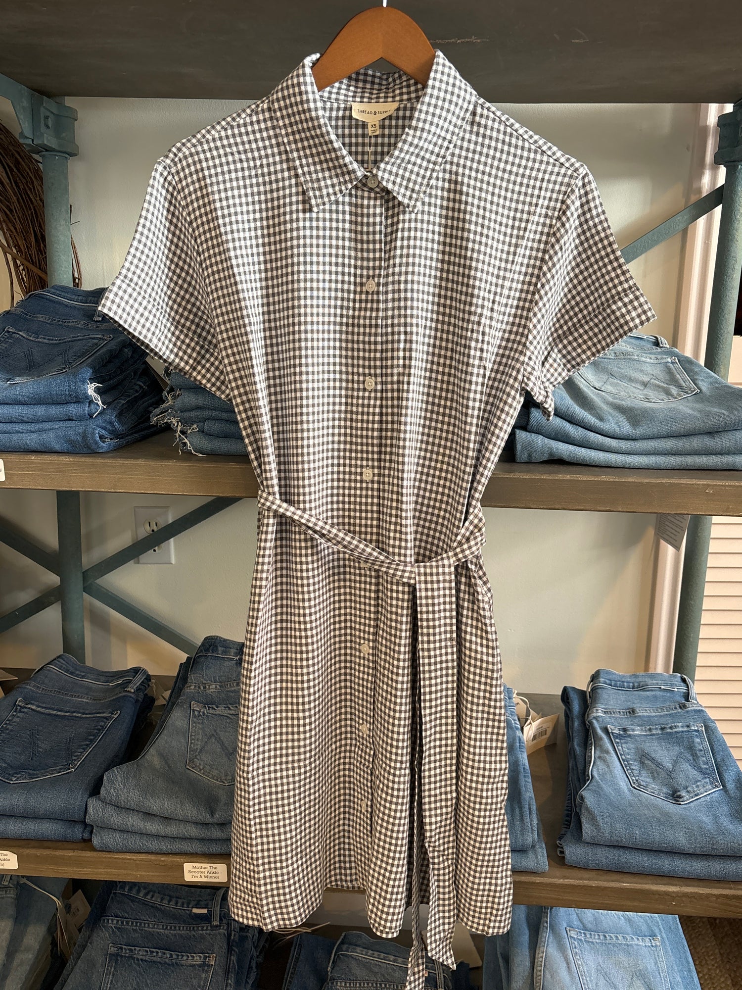 Caelis Gingham Dress