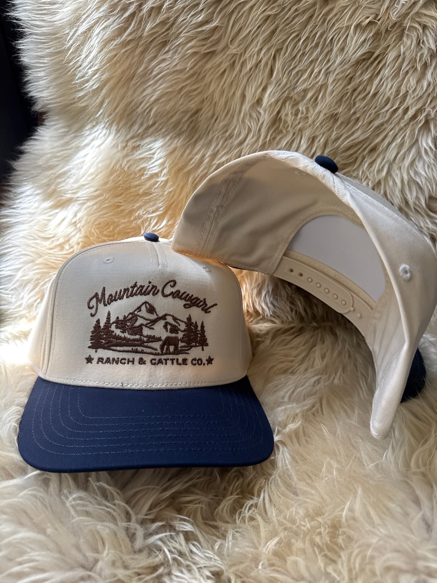 Mountain Cowgirl Embroidered Hat
