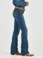 Rodeo western womens clothing Utah Wrangler Womens Retro Mae Mid Rise Bootcut Jean MS Wash SKU 09MWZMS