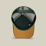 Goorin Bros Over the Line Buck gold underbrim beneath the brim for a quiet contrast Kamas Utah