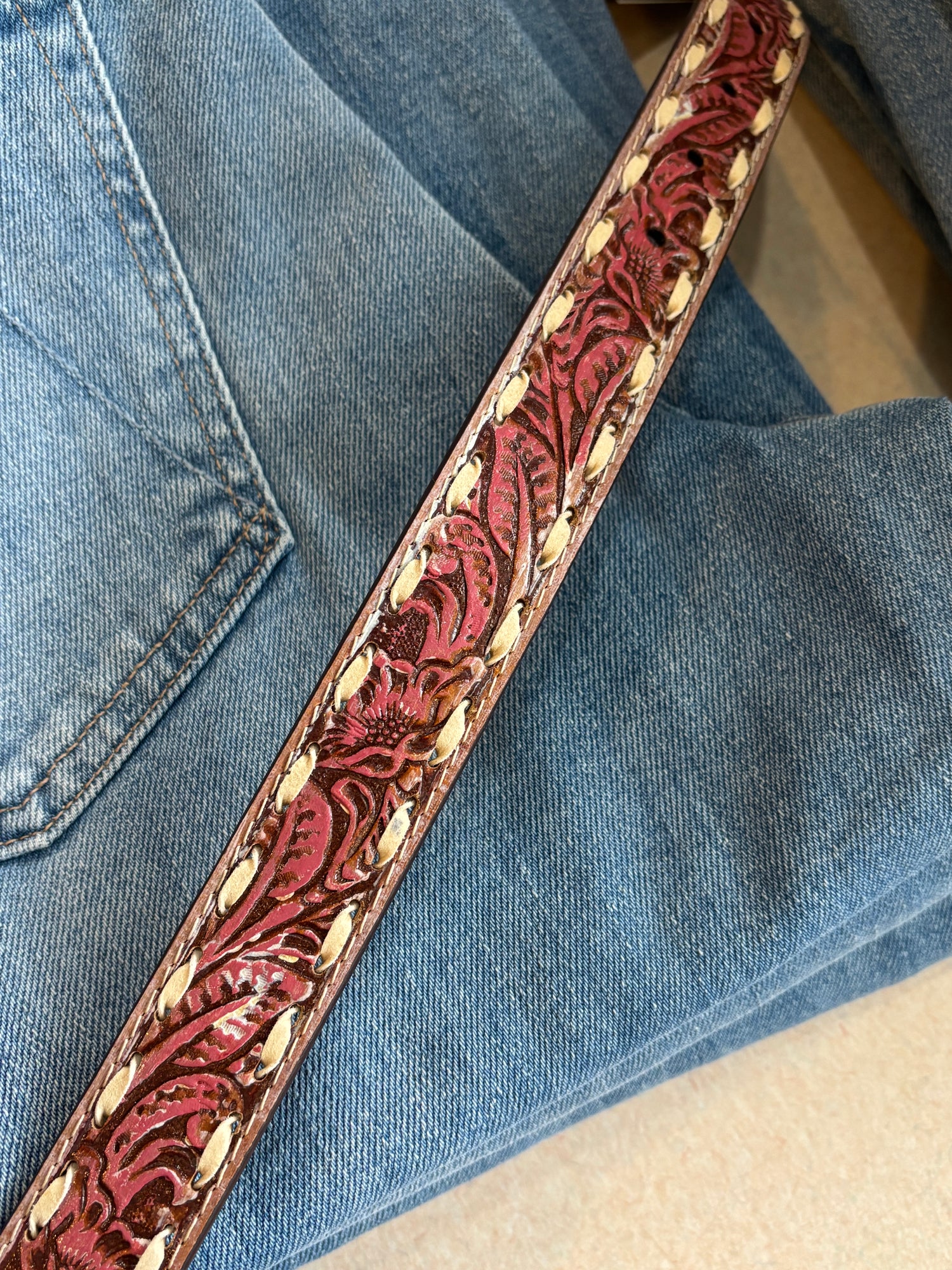 Roper Kids Floral Belt