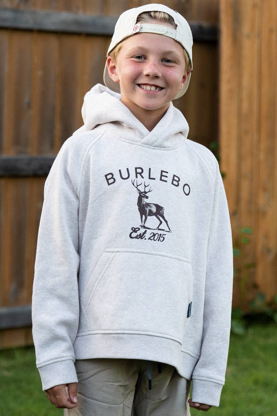 Youth Fleece Hoodie - Whitetail Deer