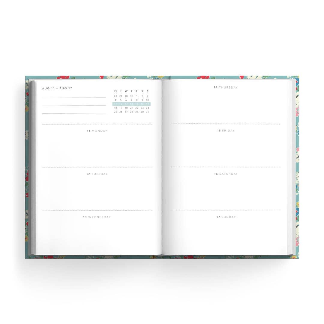 Clifton Rose Full Year Weekly Planner 2025