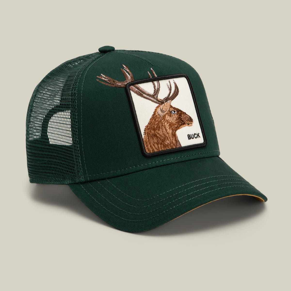 Goorin Bros Over the Line Buck polyester and cotton blend front that holds its shape through long wear ranch wear
