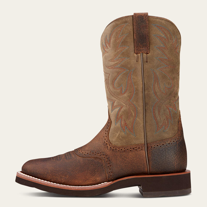 Ariat Mens Heritage Crepe W Toe Cowboy Boot