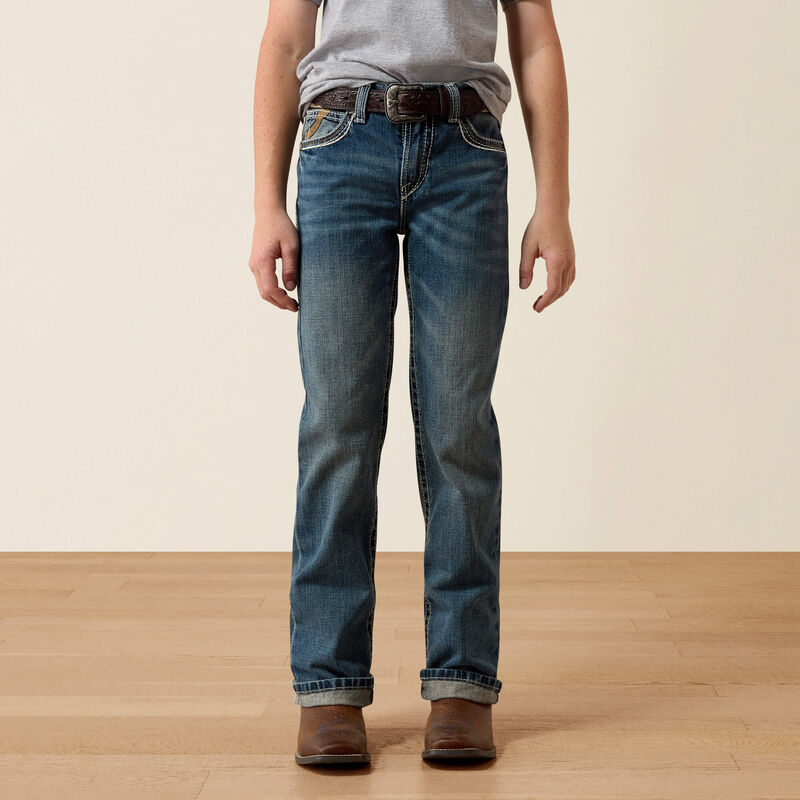 Ariat Boys B4 Coltrane Boot Jean in Durango