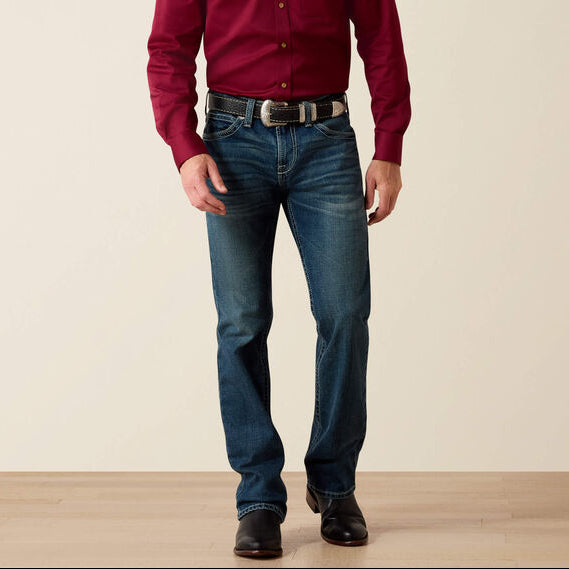 Ariat Mens M7 Rocker Coltrane Stackable Straight Leg Jean Find this at Boltranchstore.com mens western jean rodeo jean denim free shipping in stock mens western jean 