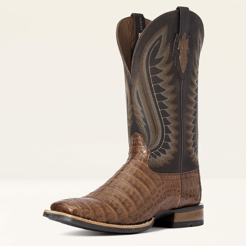 Ariat Double Down Caramel Caiman Belly