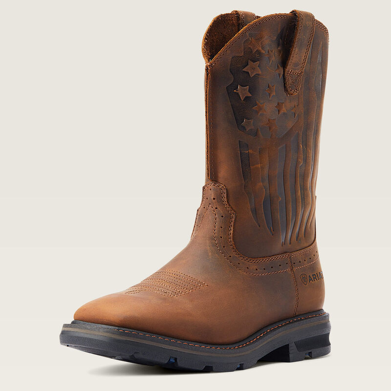 Ariat Mens Sierra Shock Shield - Patriot Brown