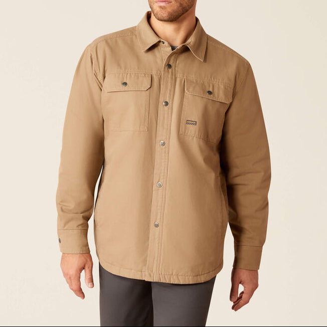 SKU 10052426 Ariat Mens Rebar Canvas Shirt Jacket mens western wear