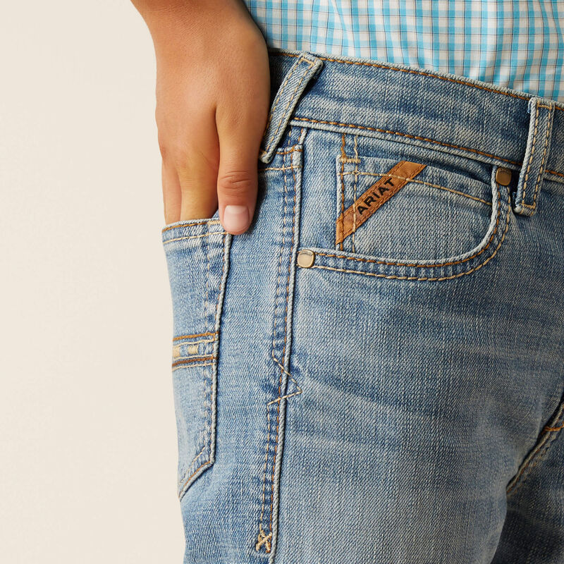 Ariat B4 Relaxed Jones Boot Cut Jeans in Leonard