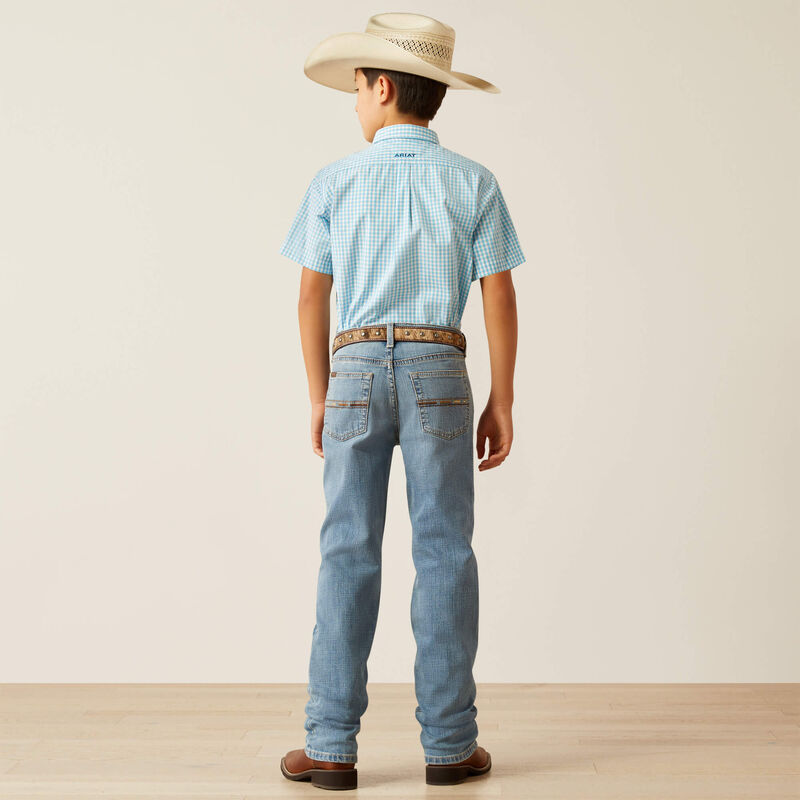 Ariat B4 Relaxed Jones Boot Cut Jeans in Leonard