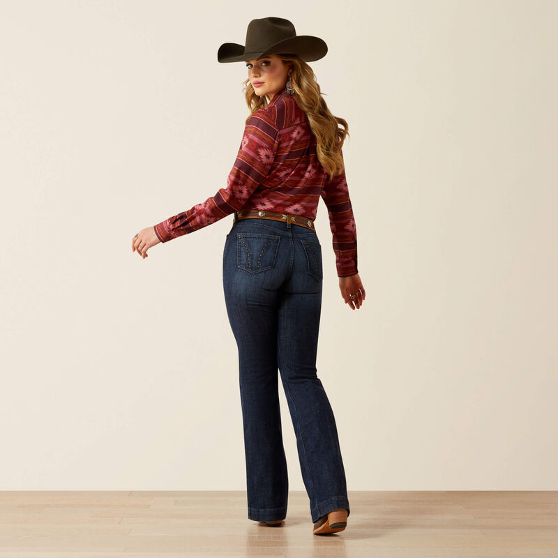 Ariat Womens High Rise Frazey Slim Trouser Jeans